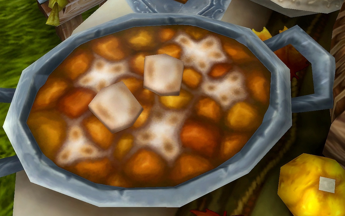 Completed recipe in W.o.W.