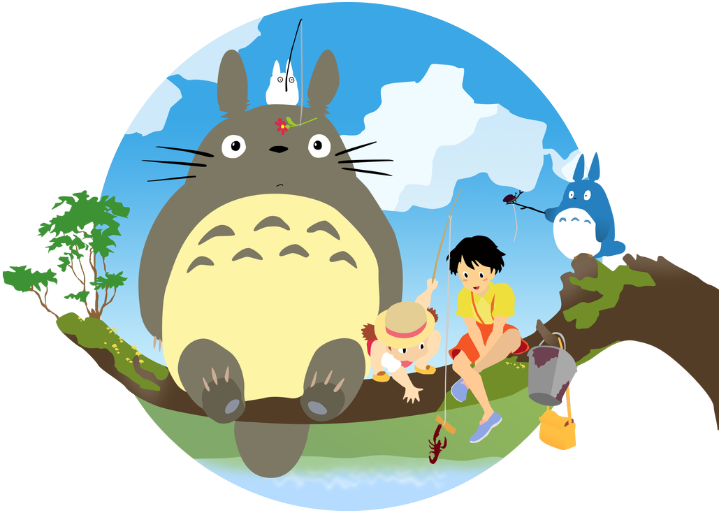 Totoro and friends